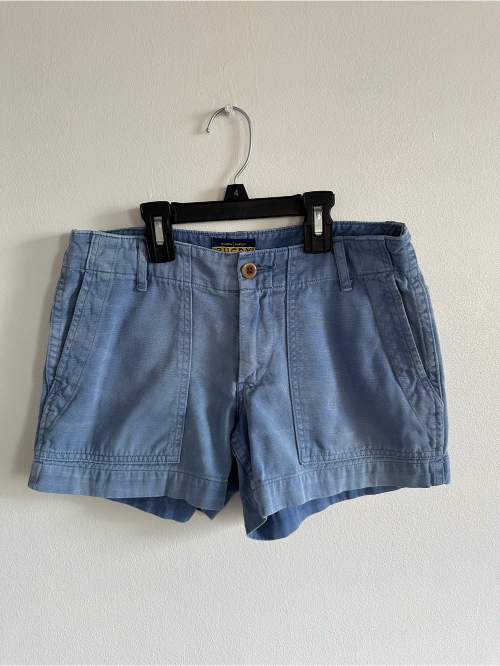Rugby Ralph Lauren Light Blue Women's Chino Shorts